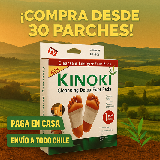 PARCHE ELIMINADOR DE TOXINAS - MEJOR SALUD Y ADELGAZA (10 PARCHES POR CAJA)🤩